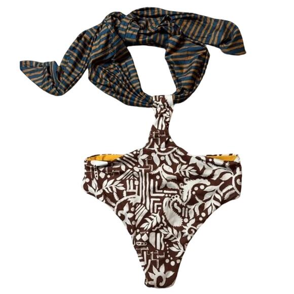 New FREE PEOPLE free-est Valerie Convertible One-Piece Swimsuit $178 XS TAMARIND - Picture 6 of 7